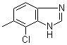 structure of CAS# 935873-40-8, 7-氯-6-甲基-1H-苯并咪唑