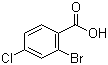 2-Bromo-4-chlorobenzoic acid molecular structure (CAS 936-08-3)