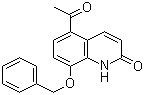 5-Acetyl-8-benzyloxy-1H-quinolin-2-one molecular structure (CAS 93609-84-8)