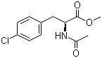 CAS # 93634-74-3, N-Acetyl-4-chloro-L-phenylalanine methyl ester, (S)-Methyl 2-acetylamino-3-(4-chlorophenyl)propanoate, N-Acetyl L-4-chlorophenylalanine methyl ester