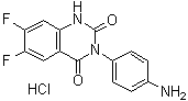 CAS # 936500-99-1, 3-(4-Aminophenyl)-6,7-difluoroquinazoline-2,4(1H,3H)-dione hydrochloride