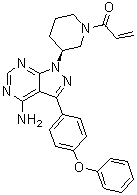 structure of CAS# 936563-97-2, 1-[(3S)-3-[4-Amino-3-(4-phenoxyphenyl)-1H-pyrazolo[3,4-d]pyrimidin-1-yl]-1-piperidinyl]-2-propen-1-one