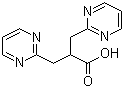 CAS # 936643-76-4, 3-(Pyrimidin-2-yl)-2-[(pyrimidin-2-yl)methyl]propanoic acid, alpha-(2-Pyrimidinylmethyl)-2-pyrimidinepropanoic acid, 3-Pyrimidin-2-yl-2-pyrimidin-2-ylmethylpropionic acid