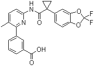 structure of CAS# 936727-05-8, VX 809
