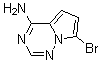 structure of CAS# 937046-98-5, 7-溴吡咯并[2,1-f][1,2,4]三嗪-4-胺