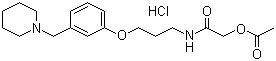 structure of CAS# 93793-83-0, 盐酸罗沙替丁醋酸酯