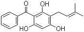 CAS # 93796-20-4, 3-Prenyl-2,4,6-trihydroxybenzophenone, Phenyl[2,4,6-trihydroxy-3-(3-methyl-2-buten-1-yl)phenyl]methanone
