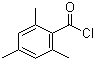 structure of CAS# 938-18-1, 2,4,6-Trimethylbenzoyl chloride