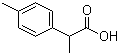structure of CAS# 938-94-3, 2-(4-Methylphenyl)propanoic acid