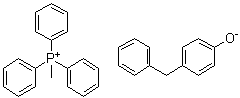 CAS # 93839-49-7, Methyltriphenylphosphonium salt with 4-(phenylmethyl)phenol (1:1)