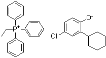 CAS 登录号：93840-94-9, 4-氯-2-环己基苯酚乙基三苯基鏻盐