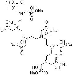 CAS # 93892-80-9, [1,2-Ethanediylbis[[(phosphonomethyl)imino]-2,1-ethanediyl[(phosphonomethyl)imino]-2,1-ethanediylnitrilobis(methylene)]]tetrakis-phosphonic acid octasodium salt
