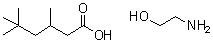 CAS # 93894-11-2, 3,5,5-Trimethylhexanoic acid compd. with 2-aminoethanol (1:1)