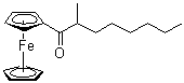 CAS # 93894-61-2, (2-Methyl-1-oxooctyl)ferrocene