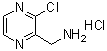 structure of CAS# 939412-86-9, 3-氯-2-吡嗪甲胺盐酸盐