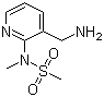structure of CAS# 939791-42-1, N-[3-(氨基甲基)吡啶-2-基]-N-甲基甲磺酰胺