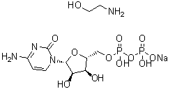 CAS # 93980-55-3, Cytidine 5'-(trihydrogen diphosphate), compd. with 2-aminoethanol (1:1), monosodium salt