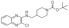 4-[[(3-Chloro-2-quinoxalinyl)amino]methyl]-1-piperidinecarboxylic acid tert-butyl ester molecular structure (CAS 939986-05-7)