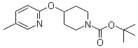 CAS # 939986-12-6, 4-[(5-Methyl-2-pyridinyl)oxy]-1-piperidinecarboxylic acid tert-butyl ester