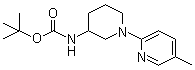 CAS # 939986-25-1, N-[1-(5-Methyl-2-pyridinyl)-3-piperidinyl]carbamic acid tert-butyl ester