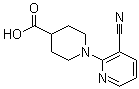 structure of CAS# 939986-70-6, 1-(3-Cyano-2-pyridinyl)-4-piperidinecarboxylic acid