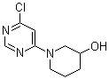 CAS # 939986-73-9, 1-(6-Chloro-4-pyrimidinyl)-3-piperidinol