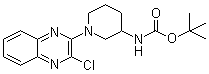 CAS 登录号：939986-91-1, N-[1-(3-氯-2-喹喔啉基)-3-哌啶基]氨基甲酸叔丁酯