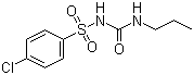 CAS # 94-20-2, Chloropropamide, 1-(4-Chlorophenylsulfonyl)-3-propylurea