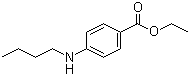 CAS # 94-32-6, Ethyl 4-(butylamino)benzoate, Ethyl p-butylaminobenzoate