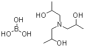 Boric acid (H3BO3), compd. with 1,1',1''-nitrilotris[2-propanol] molecular structure (CAS 94006-32-3)