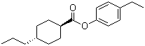 CAS 登录号：94041-25-5, 4'-反式-丙基环己基甲酸 4-乙基苯酯