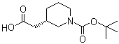 CAS # 941289-27-6, (3S)-1-[(tert-Butoxyl)carbonyl]-3-piperidineacetic acid