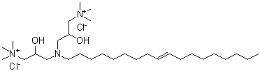 CAS # 94133-51-4, 3,3'-(9-Octadecenylimino)bis[2-hydroxy-N,N,N-trimethyl-1-propanaminium] dichloride