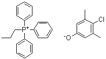 CAS # 94201-77-1, Triphenylpropylphosphonium salt with 4-chloro-3,5-dimethylphenol (1:1)