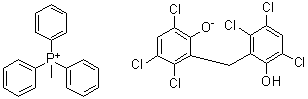 CAS # 94201-81-7, Methyltriphenylphosphonium salt with 2,2'-methylenebis[3,4,6-trichlorophenol] (1:1)