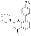 CAS # 942289-87-4, 8-(4-Aminophenyl)-2-(4-morpholinyl)-4H-1-benzopyran-4-one, PI 828