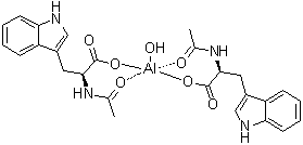 CAS # 94277-56-2, Bis(N-acetyl-L-tryptophanato-O,ON)hydroxyaluminum