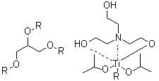 CAS # 94277-72-2, Tris[[2,2',2''-nitrilotris[ethanolato]](1-)-N,O,O'][mu3-[1,2,3-propanetriolato(3-)-O:O':O'']]hexakis(2-propanolato)trititanium