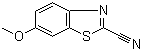 structure of CAS# 943-03-3, 2-Cyano-6-methoxybenzothiazole