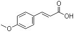CAS # 943-89-5, 4-Methoxycinnamic acid, 3-(4-Methoxyphenyl)acrylic acid