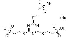 CAS # 94313-62-9, 2,2',2''-[1,3,5-Triazine-2,4,6-triyltris(thio)]trisethanesulfonic acid sodium salt