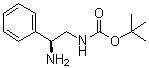 structure of CAS# 943322-87-0, 1,1-Dimethylethyl ((2S)-2-amino-2-phenylethyl)carbamate