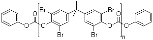 CAS # 94334-64-2, TBBPA carbonate oligomer BC52, Phenoxy-terminated tetrabromobisphenol-A carbonate oligomer