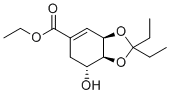 structure of CAS# 943515-58-0, 3,4-O-(二乙基甲基亚基)莽草酸乙基酯