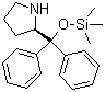 CAS # 943757-71-9, (R)-Diphenylprolinol trimethyl silyl ether, (2R)-2-[Diphenyl[(trimethylsilyl)oxy]methyl]pyrrolidine