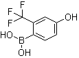 structure of CAS# 943918-05-6, 4-羟基-2-(三氟甲基)苯硼酸