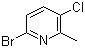 structure of CAS# 944317-27-5, 6-溴-3-氯-2-甲基吡啶