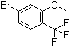 structure of CAS# 944805-63-4, 2-Trifluoromethyl-5-bromoanisole