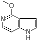 structure of CAS# 944900-76-9, 4-甲氧基-1H-吡咯并[3,2-c]吡啶