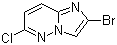 structure of CAS# 944902-75-4, 2-溴-6-氯咪唑并[1,2-b]哒嗪